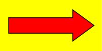 Freccia rossa su sfondo giallo-01